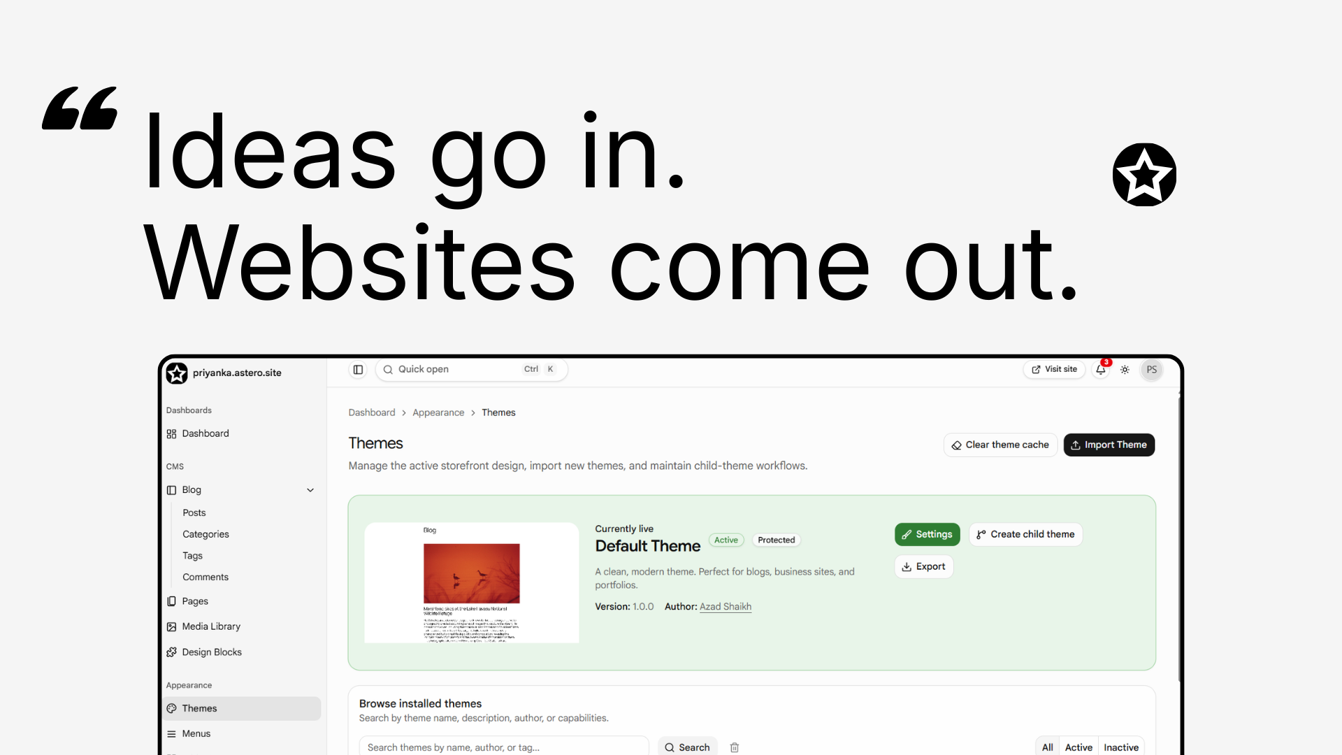 Astero - AI Website Builder V1 gallery image