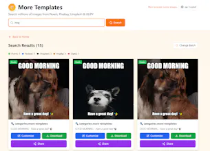 Good Morning Meme Generator gallery image