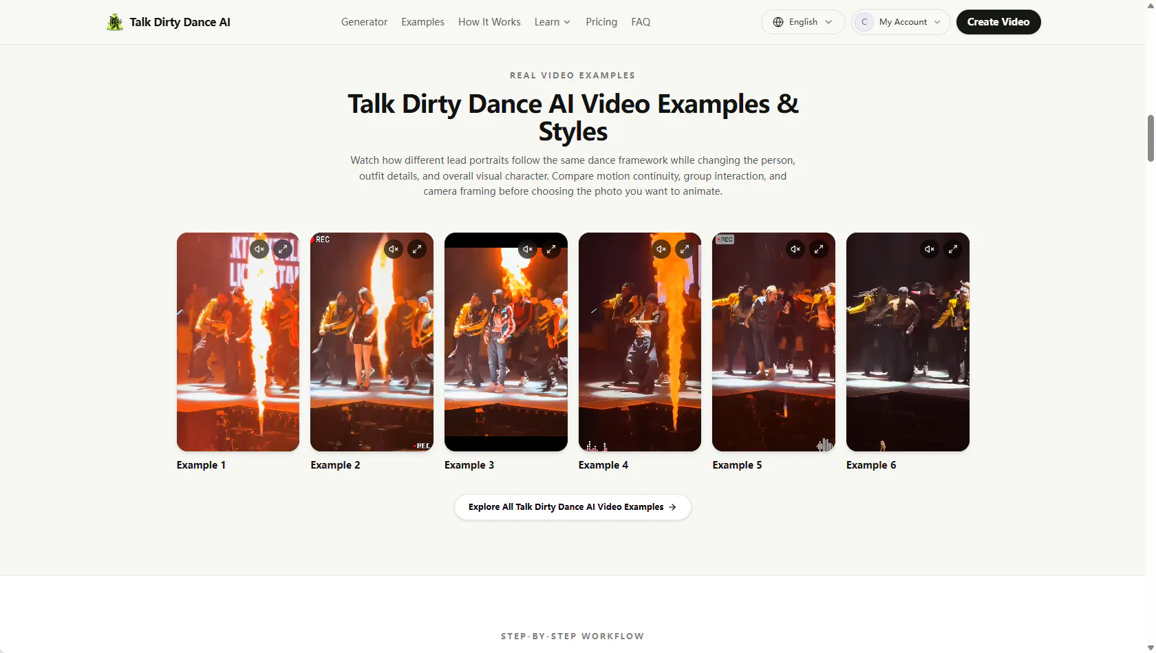 Talk Dirty Dance AI Video Generator gallery image