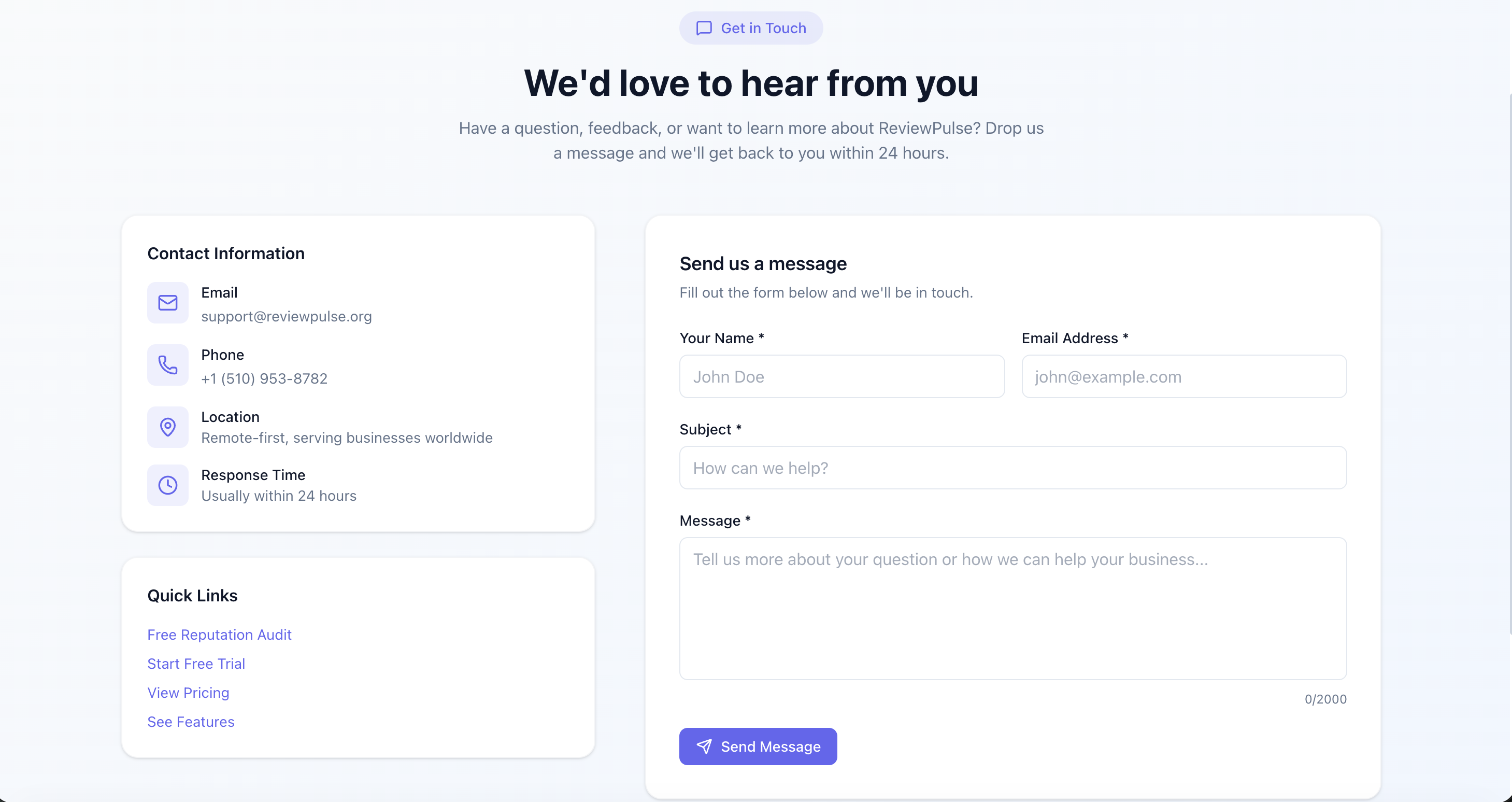 ReviewPulse - Screenshot 2 showing product features and functionality