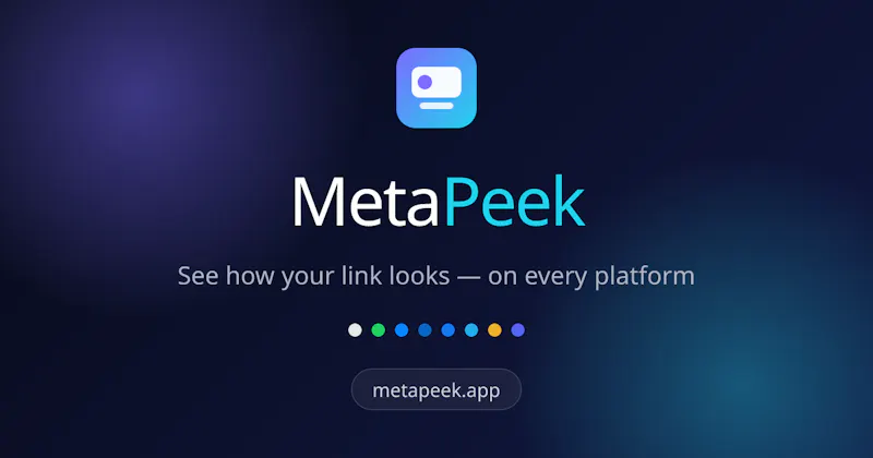 MetaPeek screenshot 1