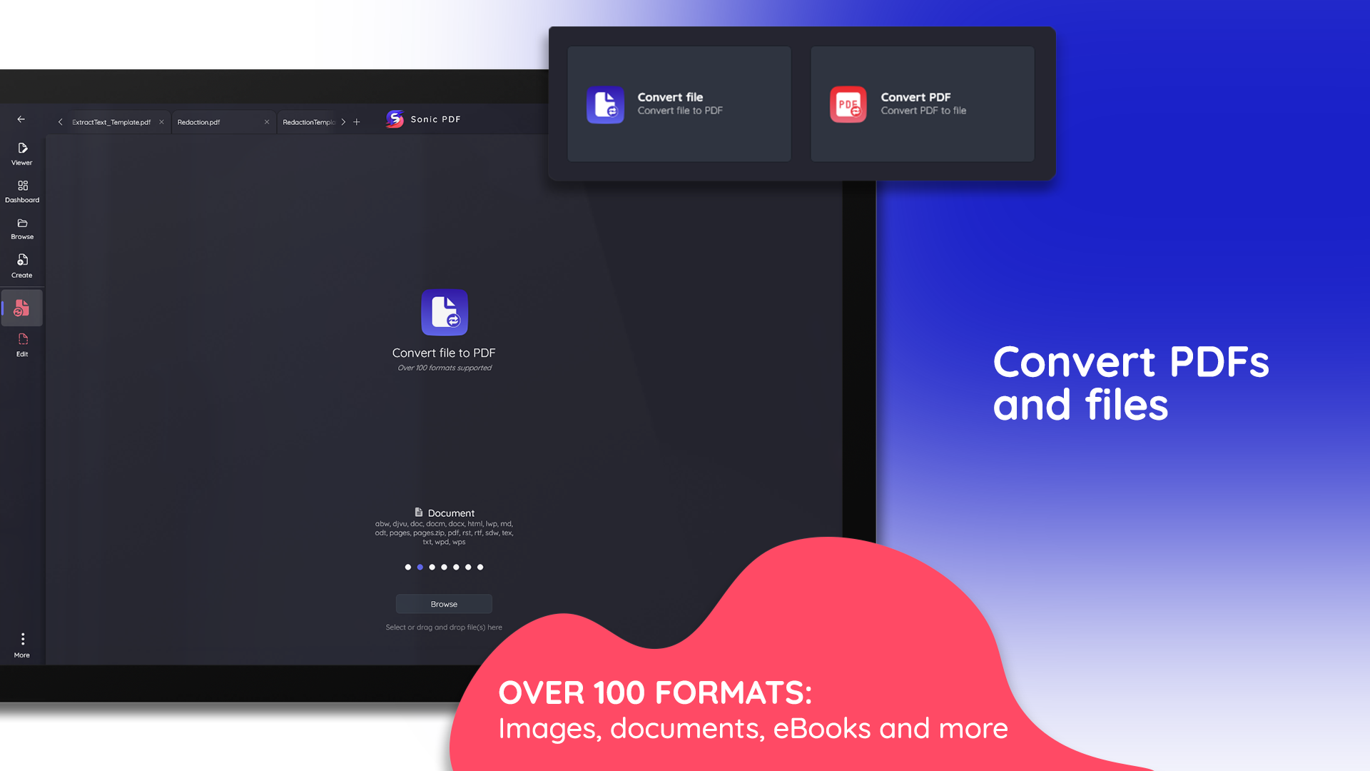 وسائط Sonic PDF - محرر ومحول 4