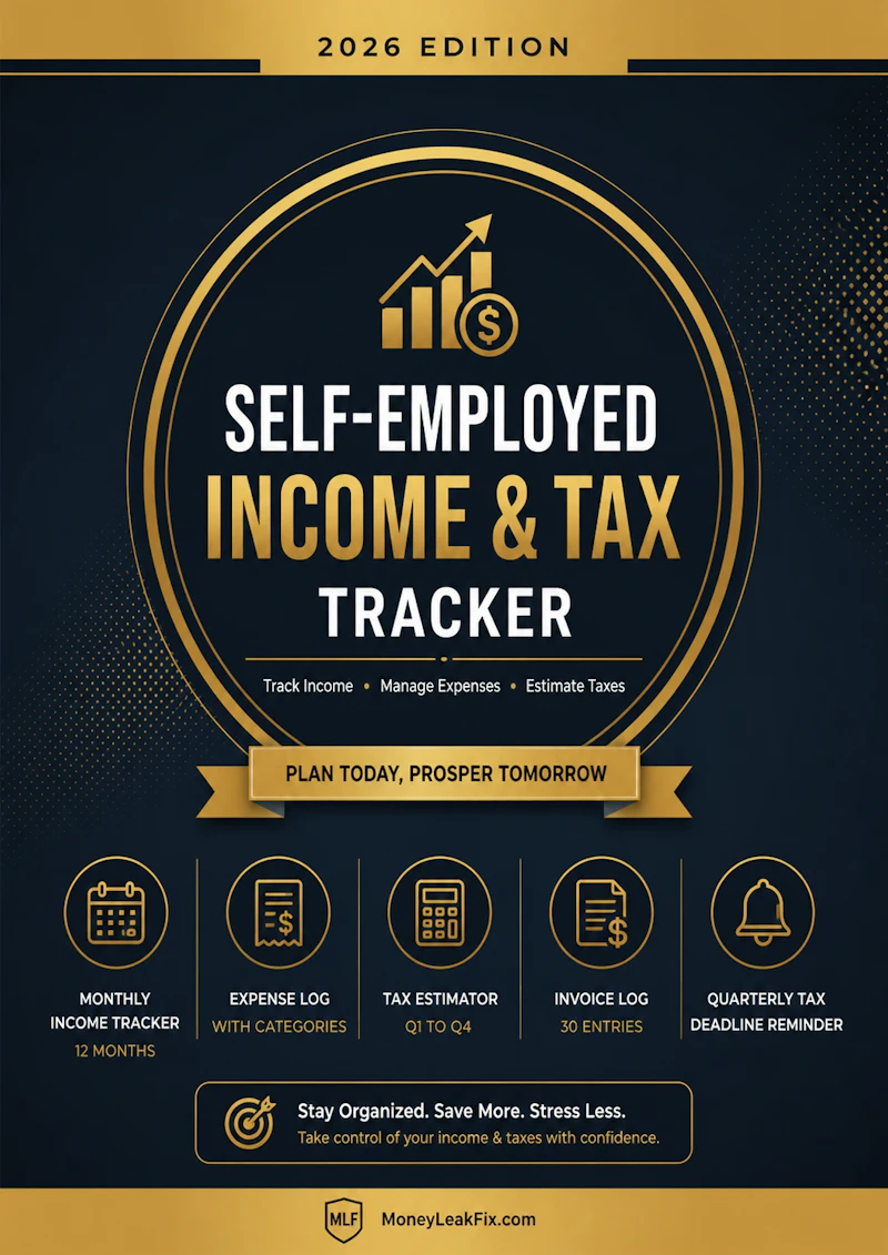 Self-Employed Income & Tax Tracker 2026 screenshot 1