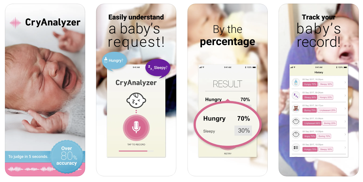 Cryanalyzer - 아기의 울음을 분석하여 그것이 의미하는 바를 이해하십시오 미디어 1