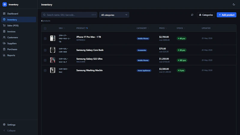Inventory Manager POS Stock Control App screenshot 13