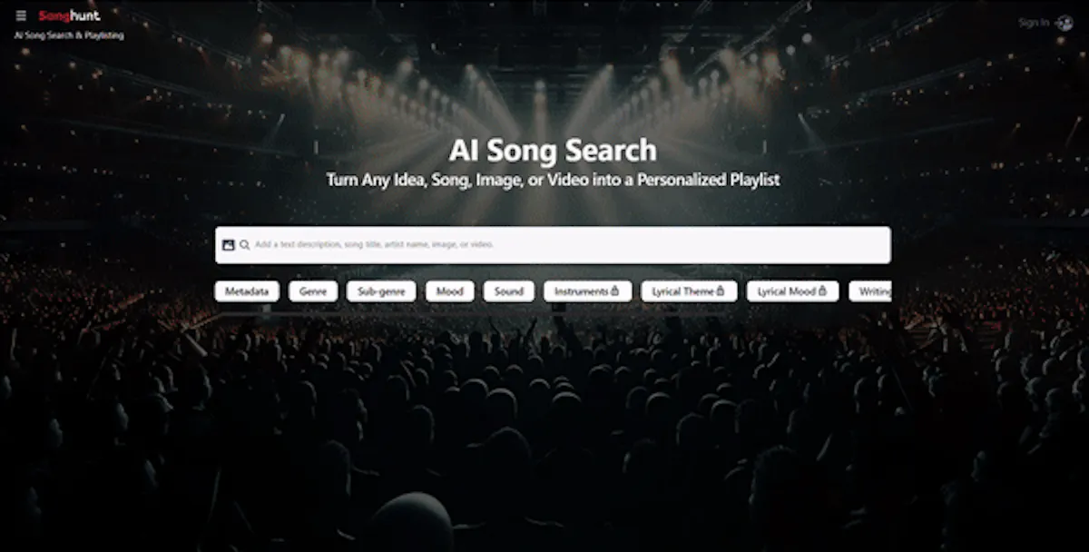 Songhunt | Visual Song Search