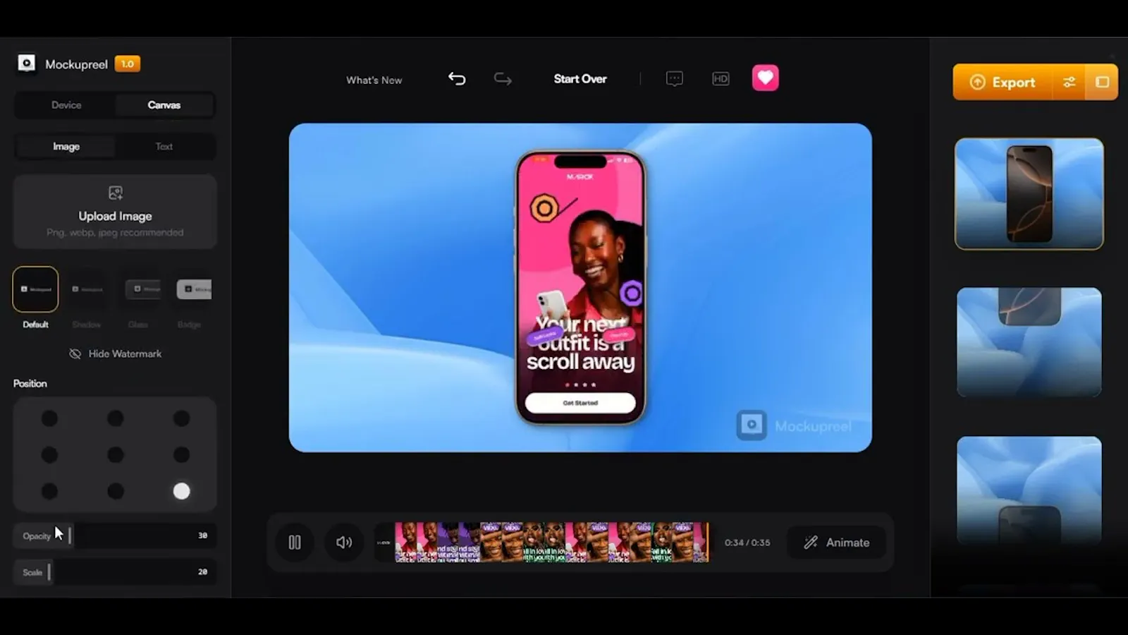 MockupReel 1.0 screenshot 1 (video preview)
