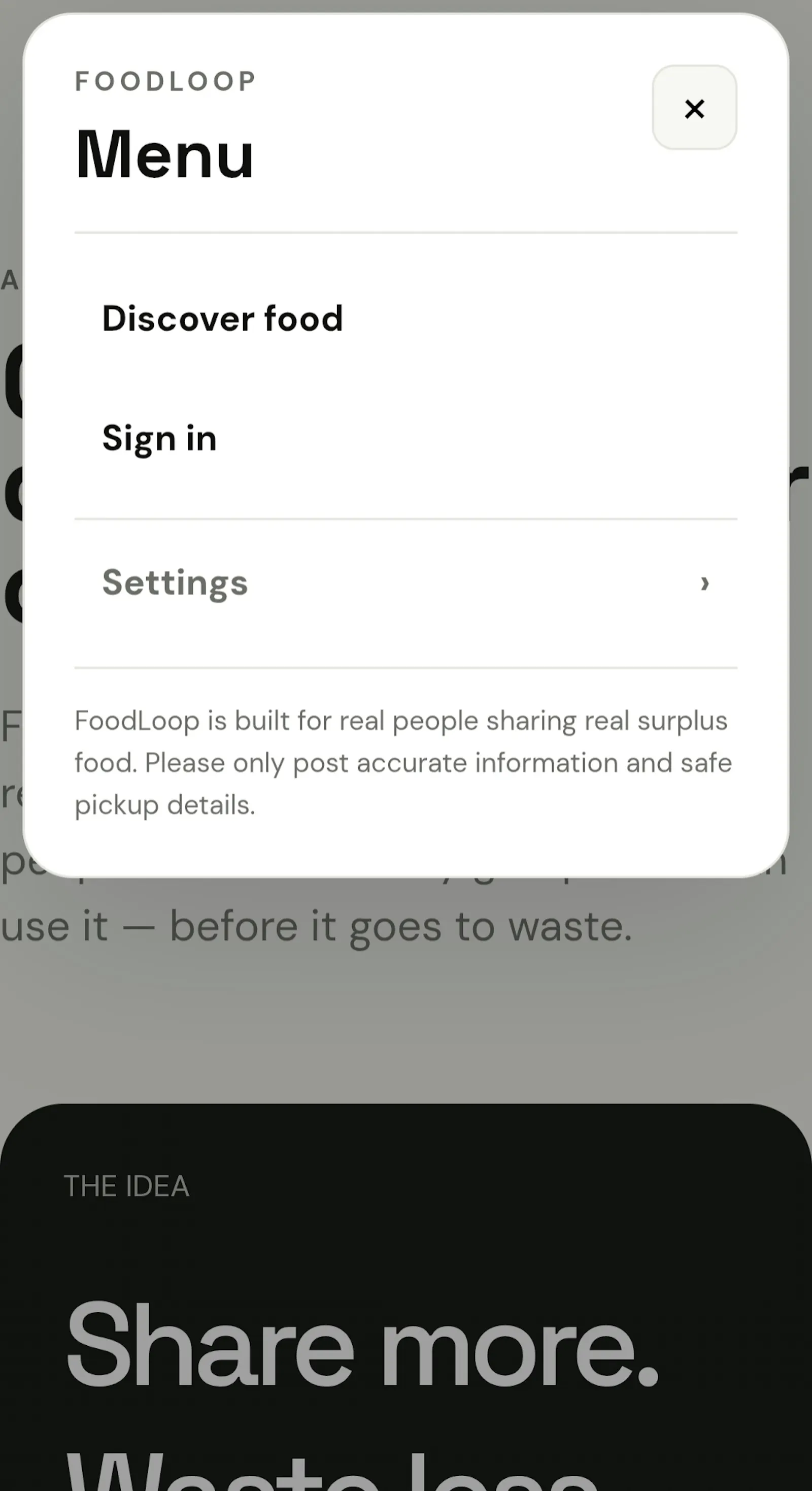 FoodLoop screenshot 3