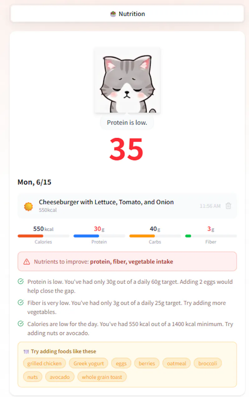 NutriLens on Product Hunt screenshot 5