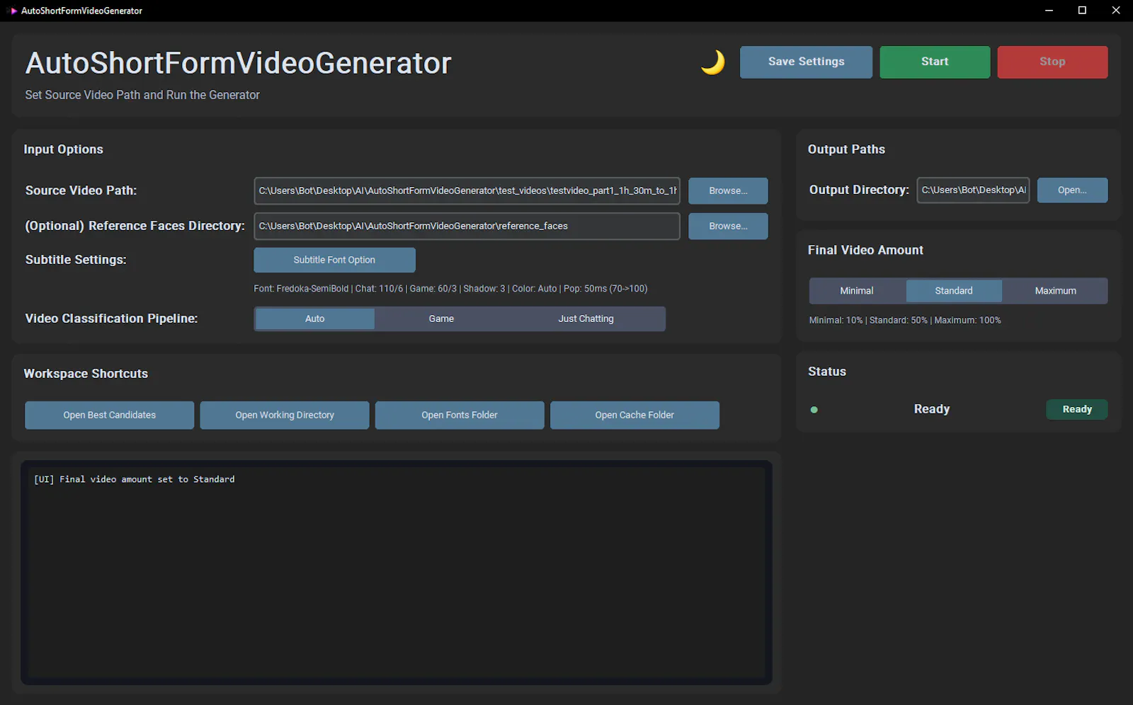 AutoShortFormVideoGenerator screenshot 1