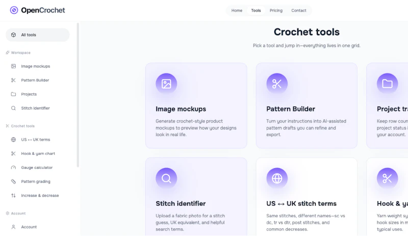 OpenCrochet screenshot 2