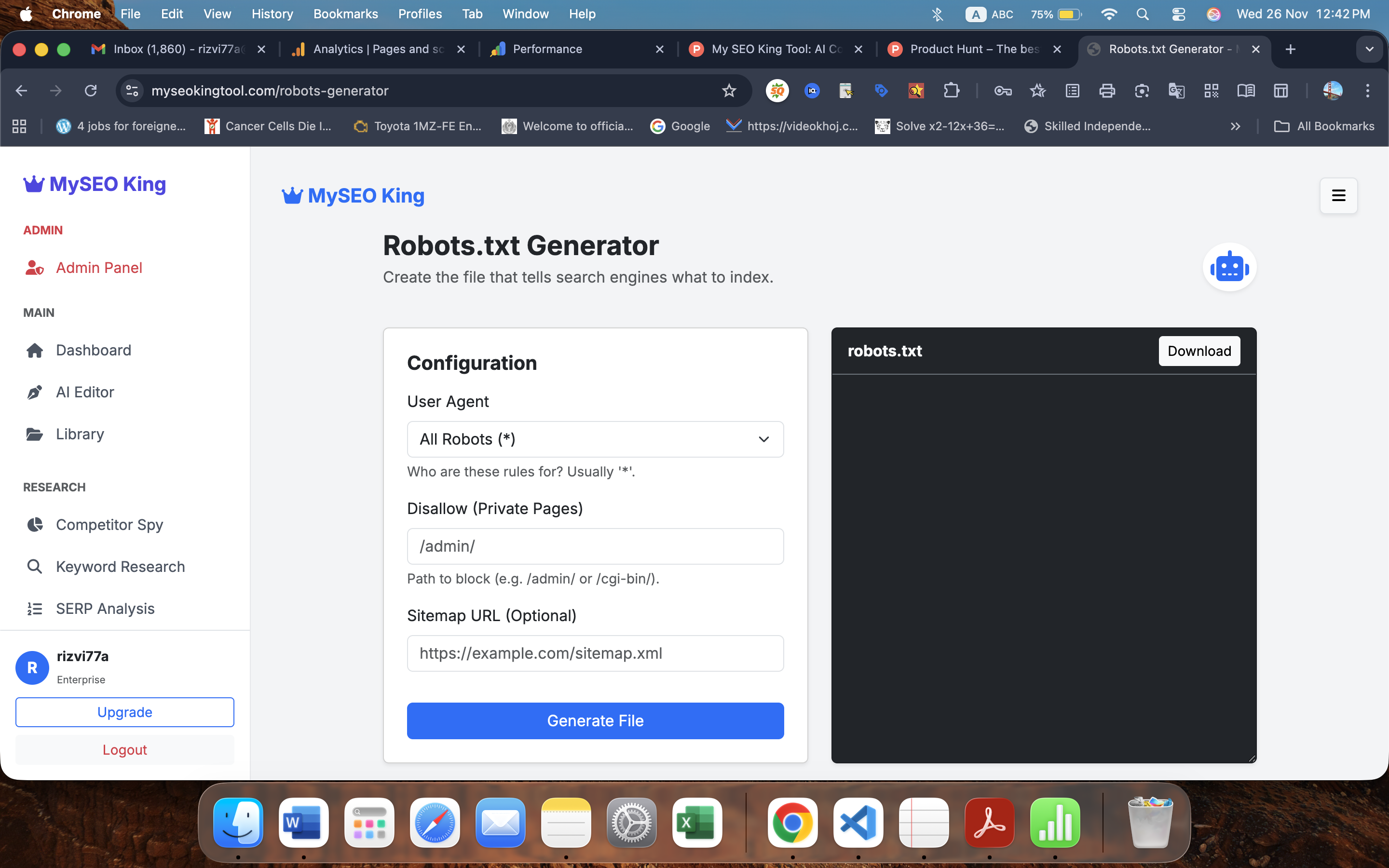 My SEO King Tool gallery image