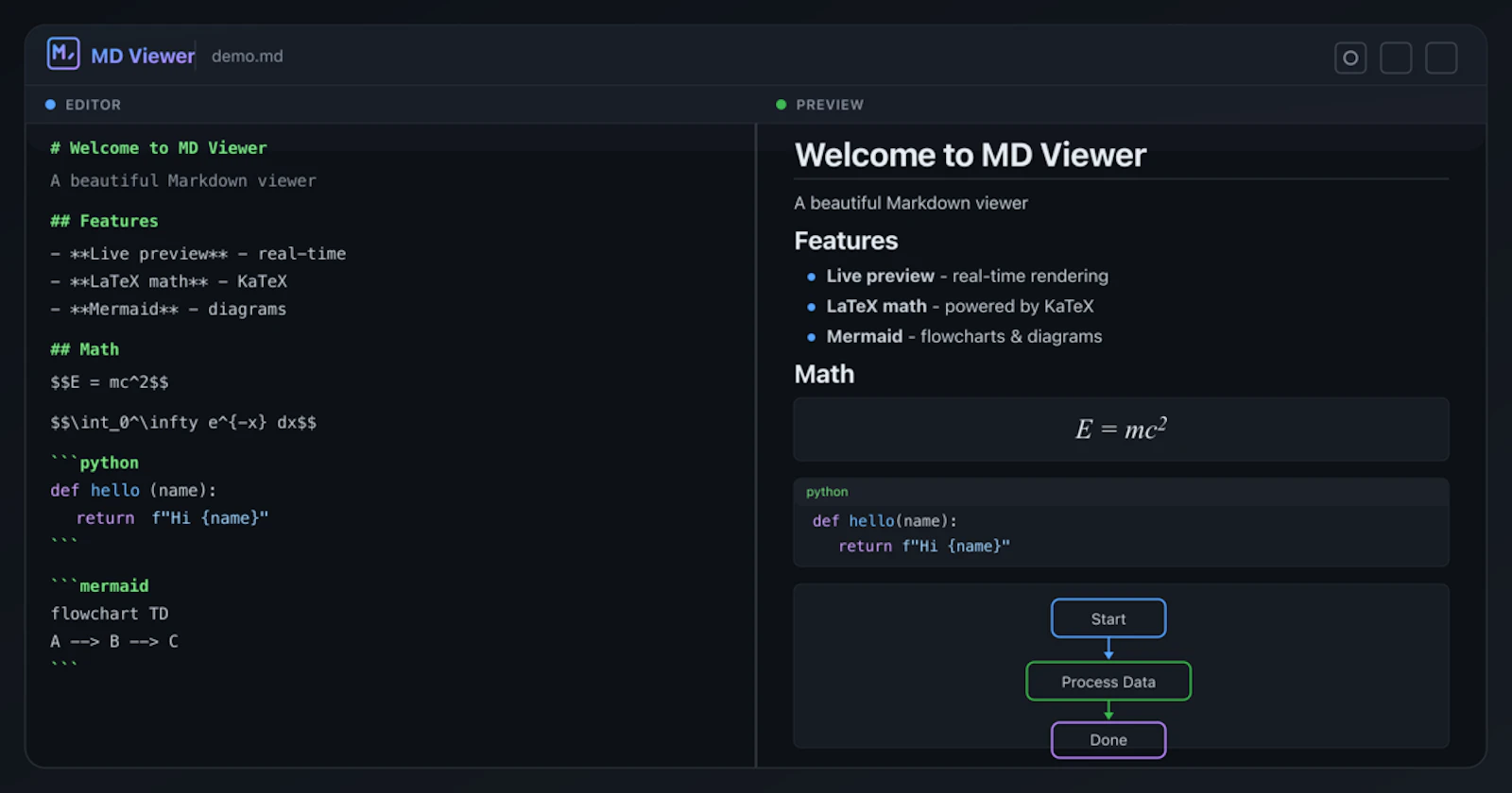 MD Viewer screenshot 1