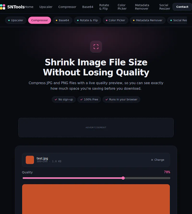 SNTools screenshot 1