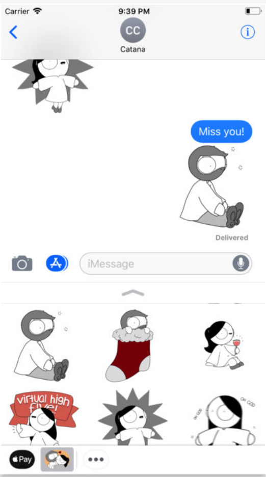 Catana Comics iMessage Stickers gallery image