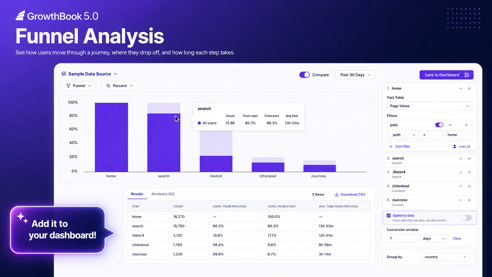 GrowthBook 5.0 gallery image
