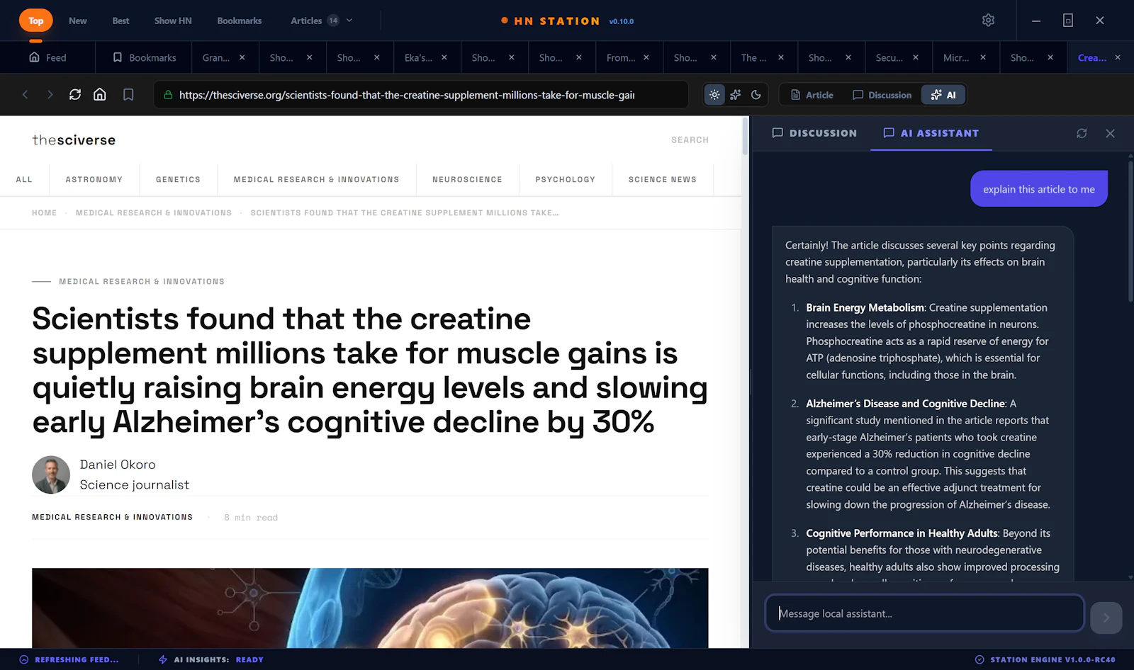Hacker News Station screenshot 3