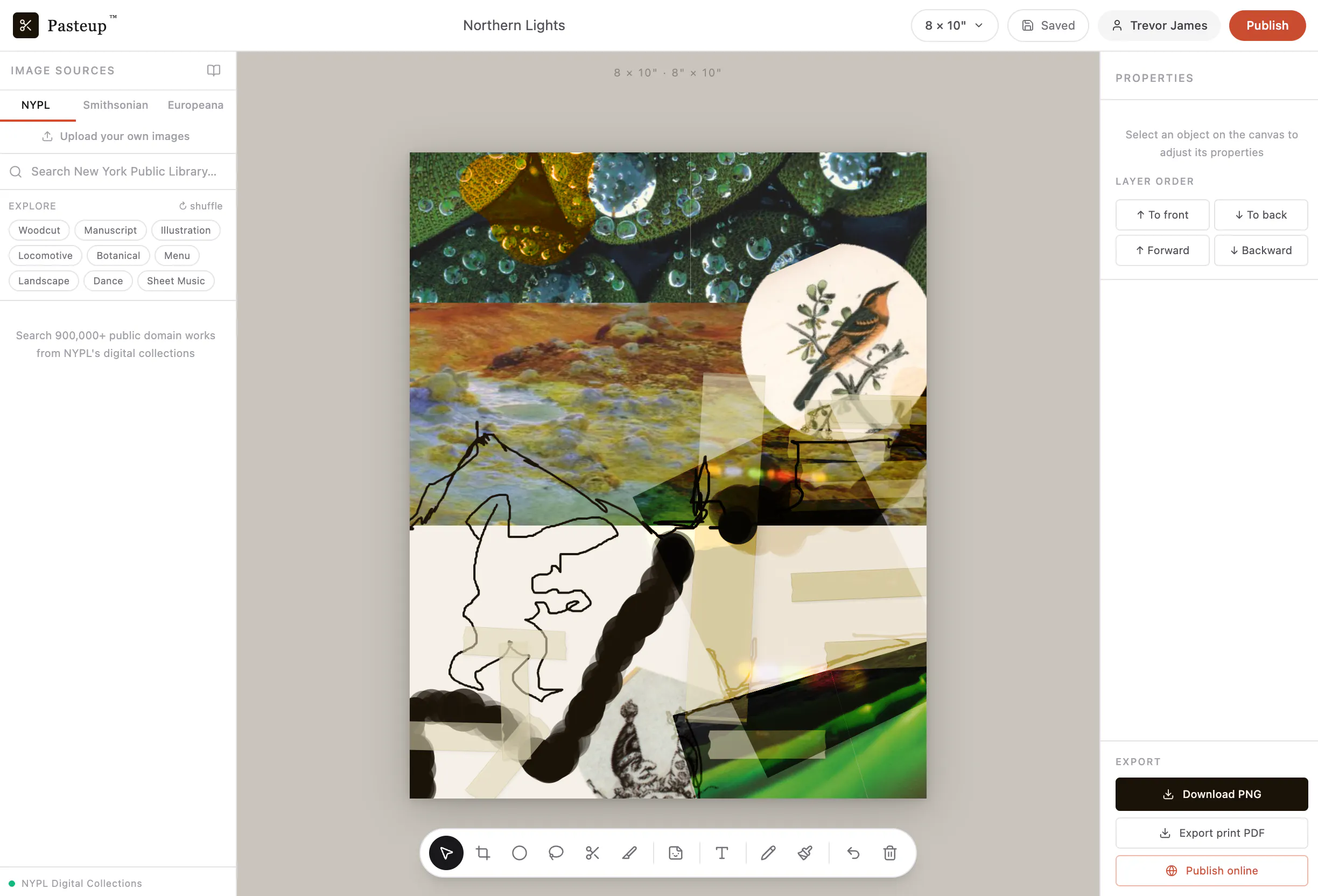 Pasteup — Collage Art Studio screenshot