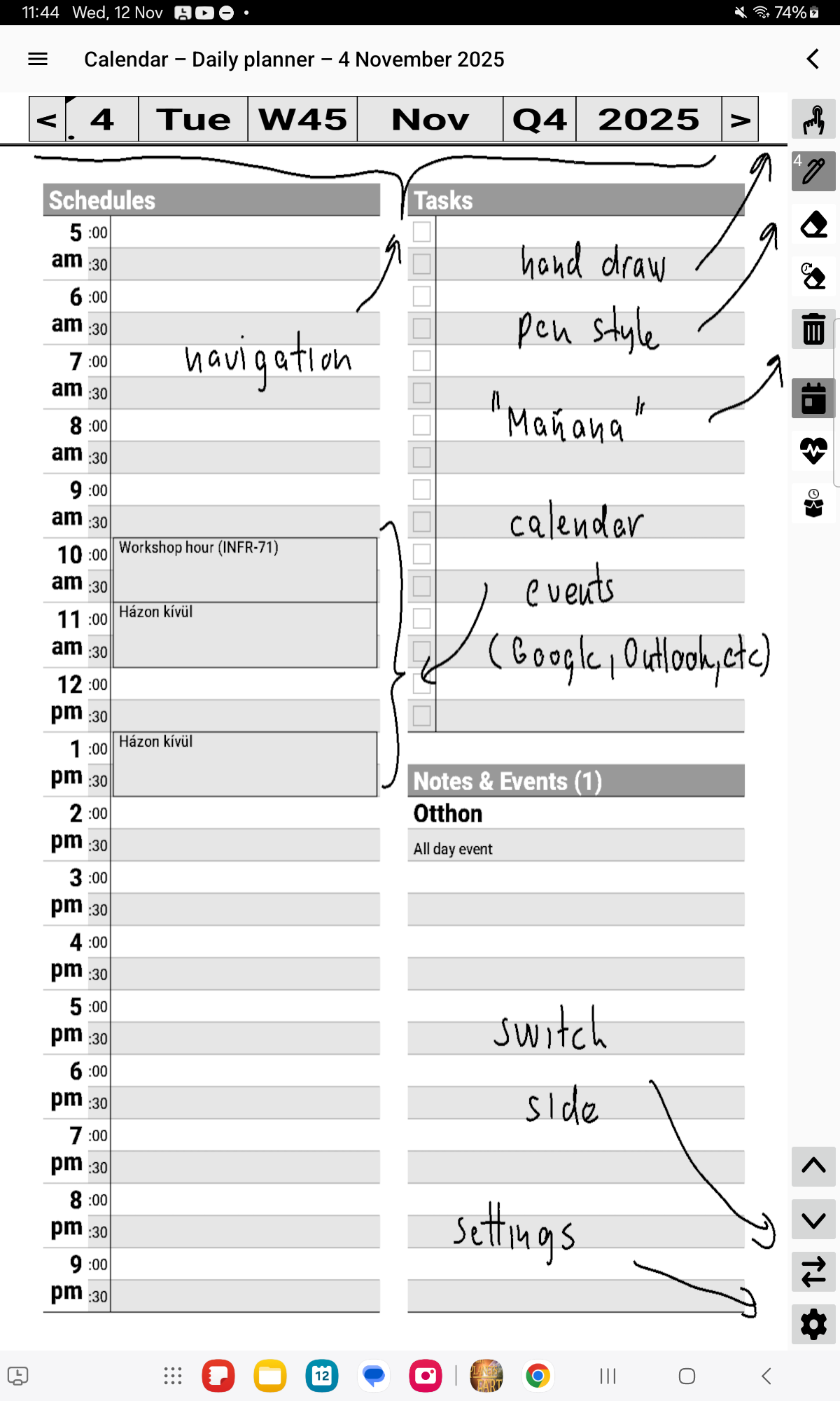 Scribble Calendar - your digital planner gallery image