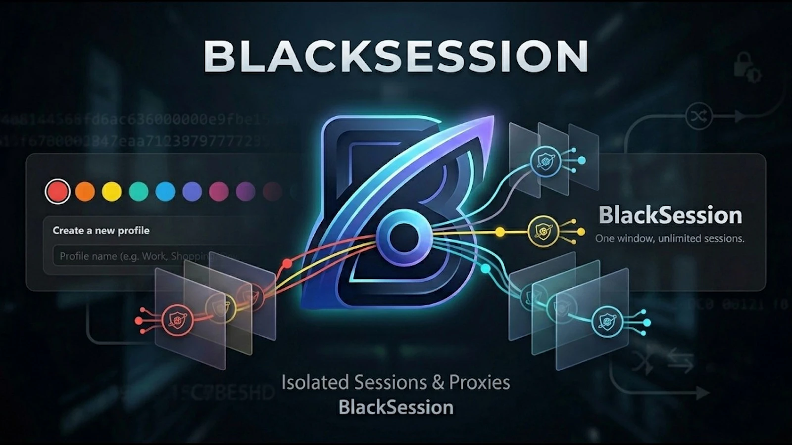BlackSession isolated Sessions & Privacy screenshot 1 (video preview)