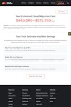 Cloud Migration Cost Calculator gallery image