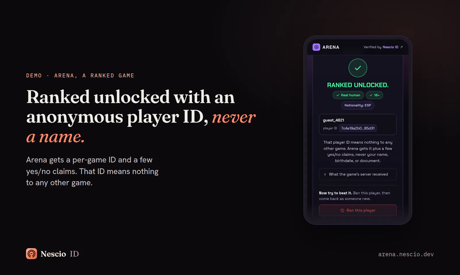 Nescio ID screenshot 3