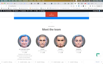 AI Agent To write content gallery image