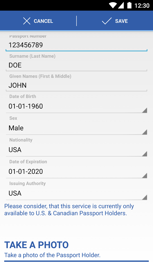 Mobile Passport gallery image
