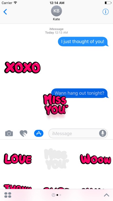 Handy Word Reaction Stickers for iMessage gallery image