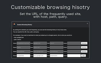 Custom Browsing History gallery image