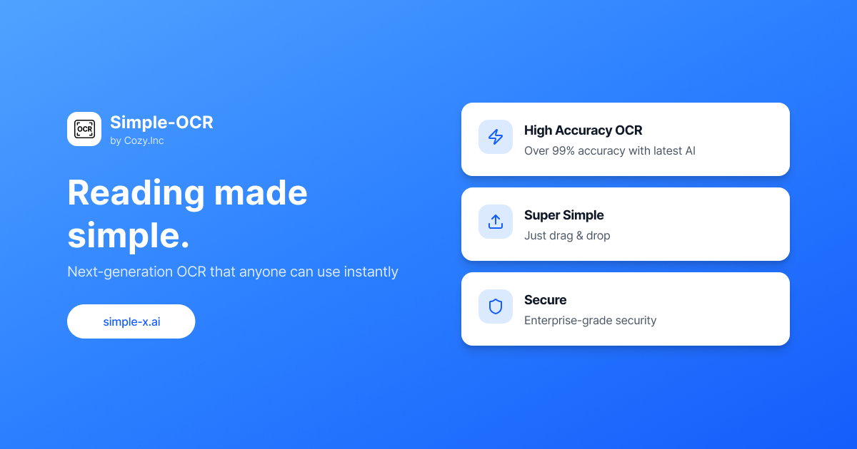 Simple OCR gallery image