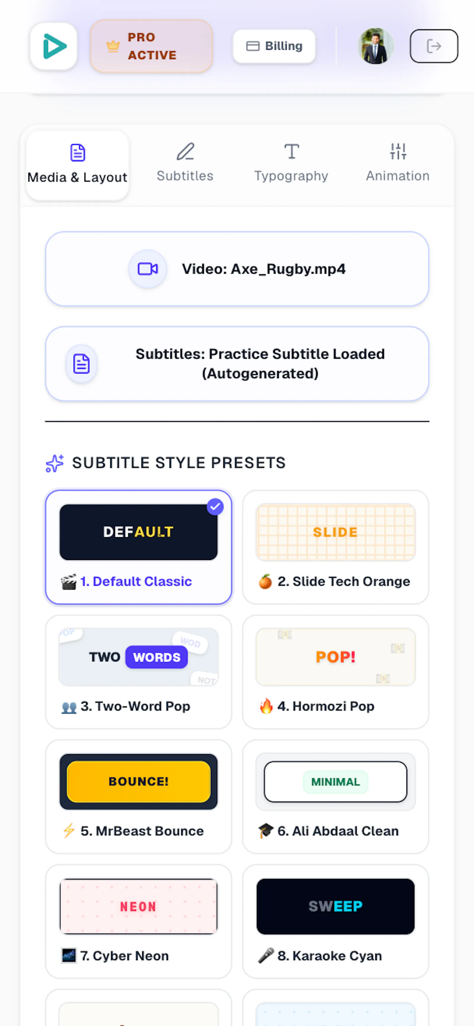SubAnimate screenshot 2