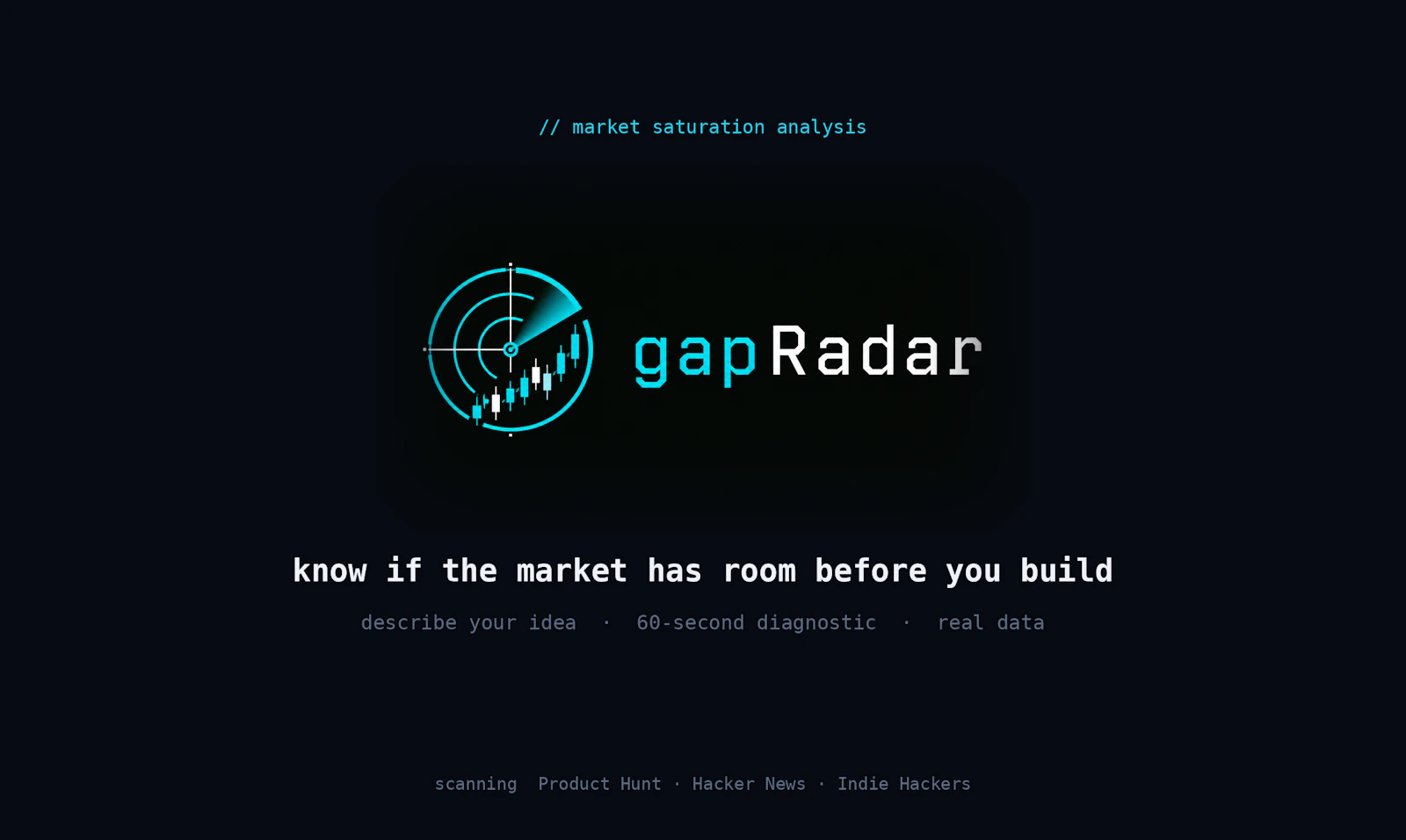 GapRadar screenshot 2