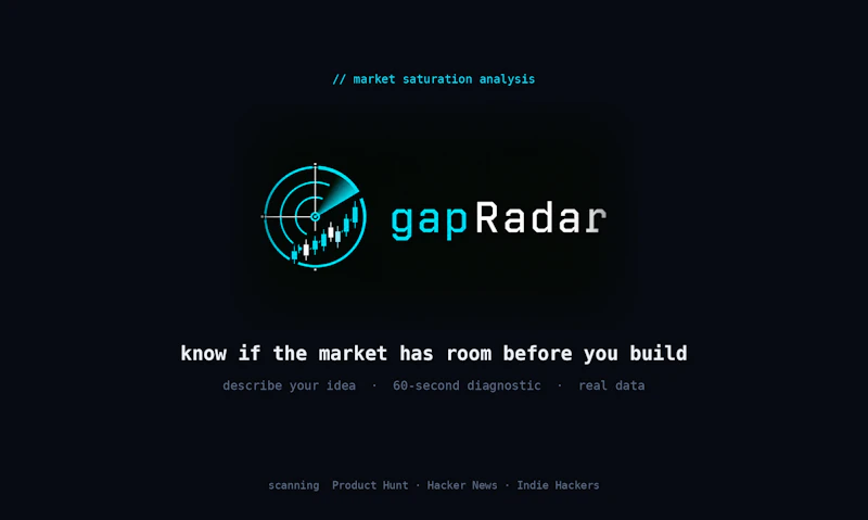 GapRadar screenshot 2