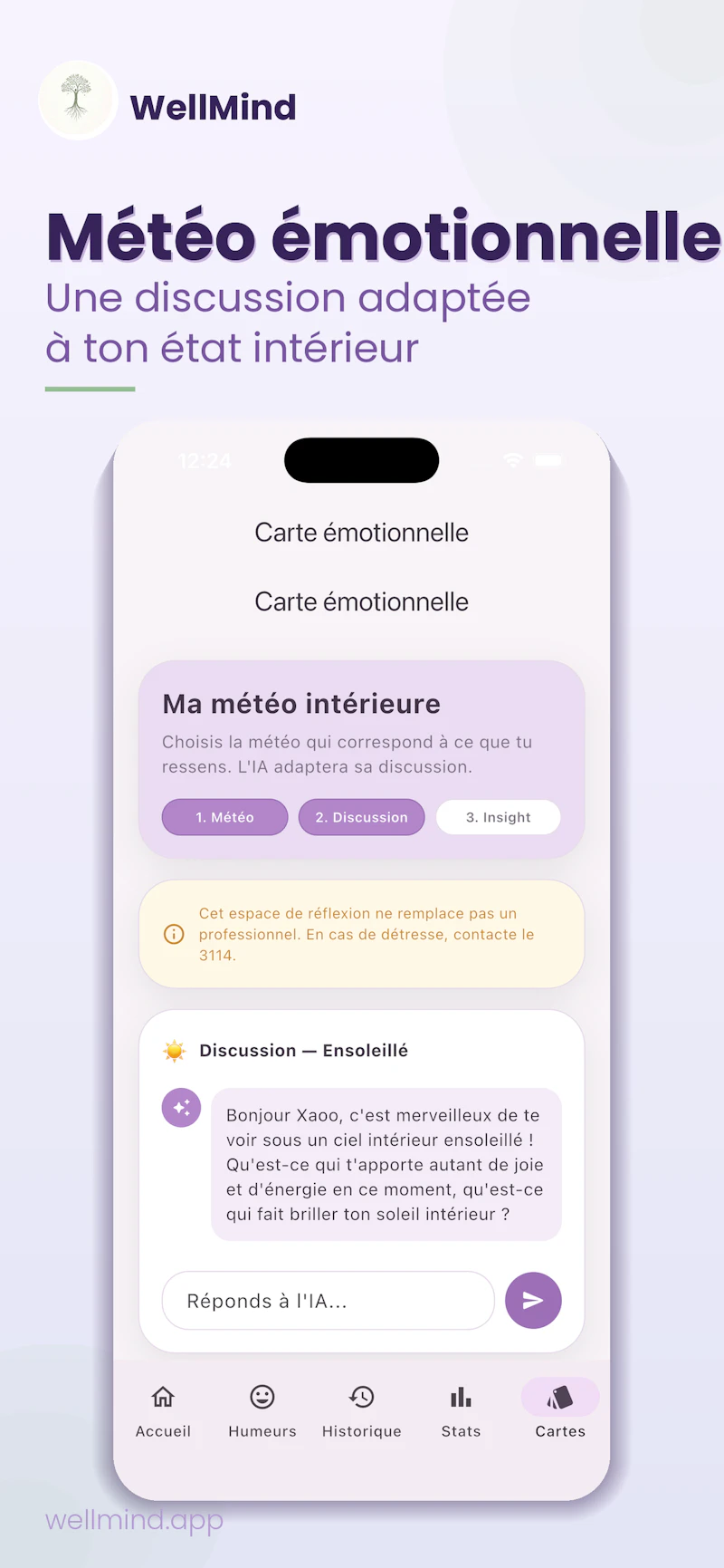 WellMind-Écoute tes émotions screenshot 3