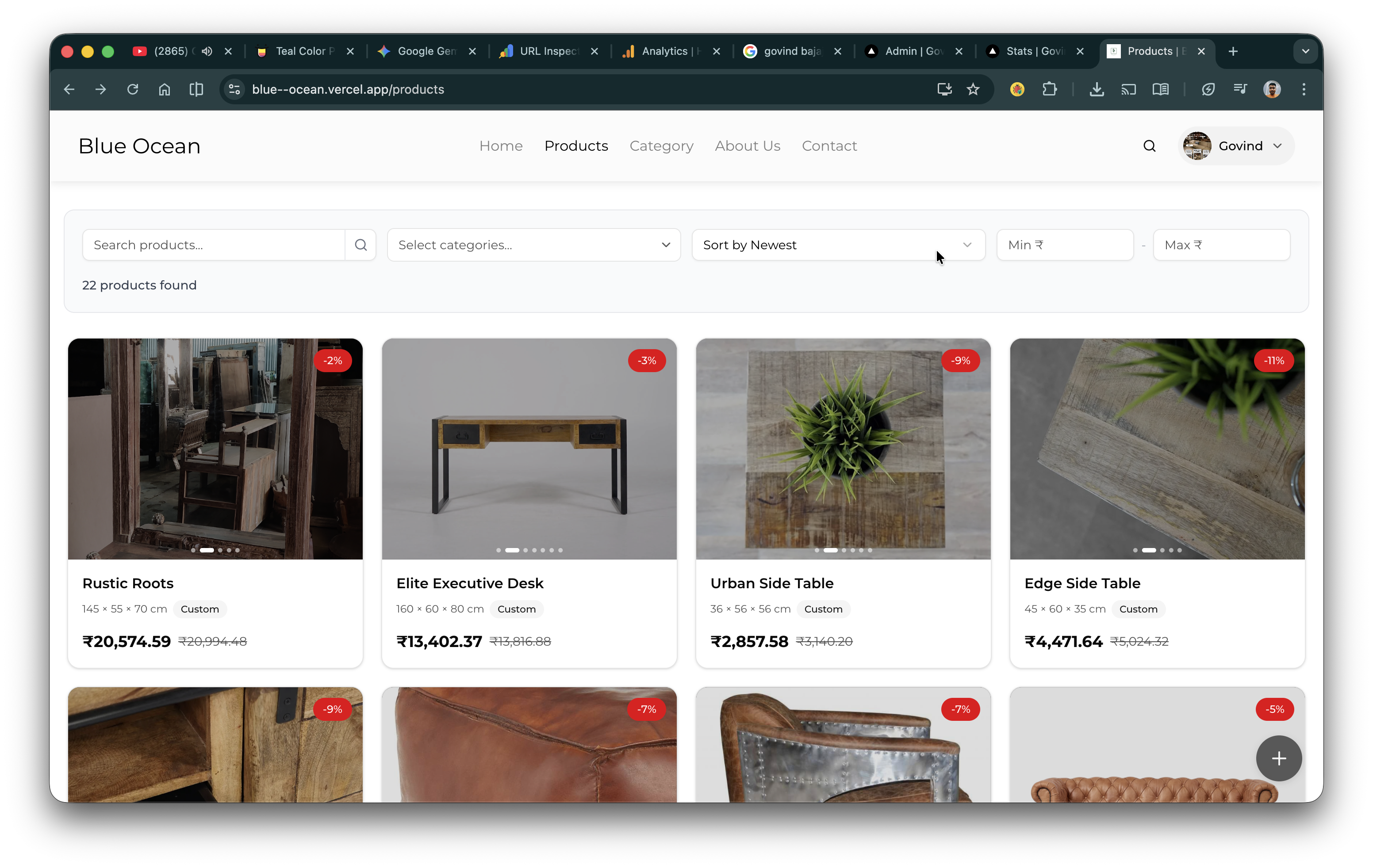 Blue Ocean - Screenshot 4 showing product features and functionality