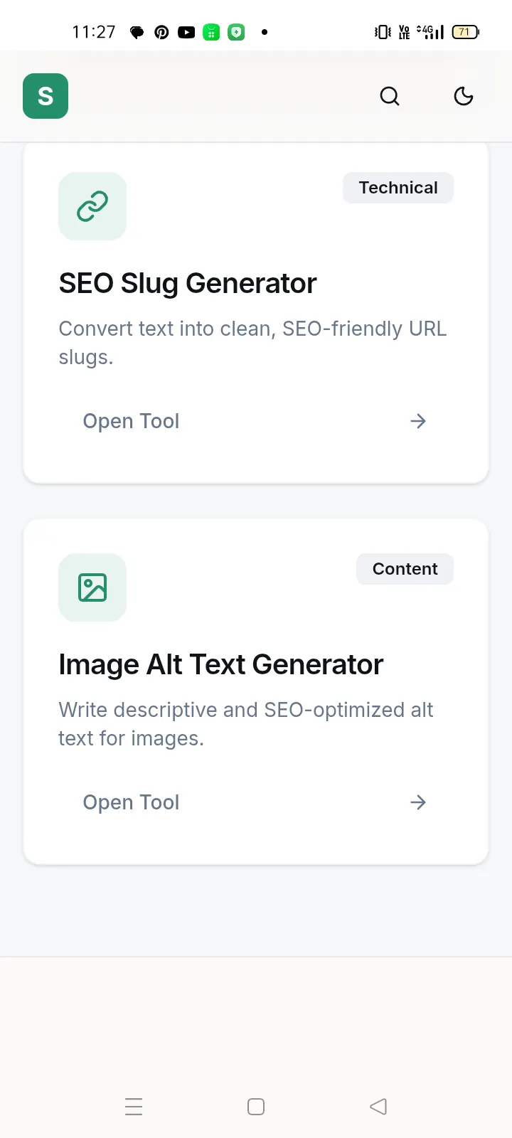 SabrTime SEO TOOLS gallery image