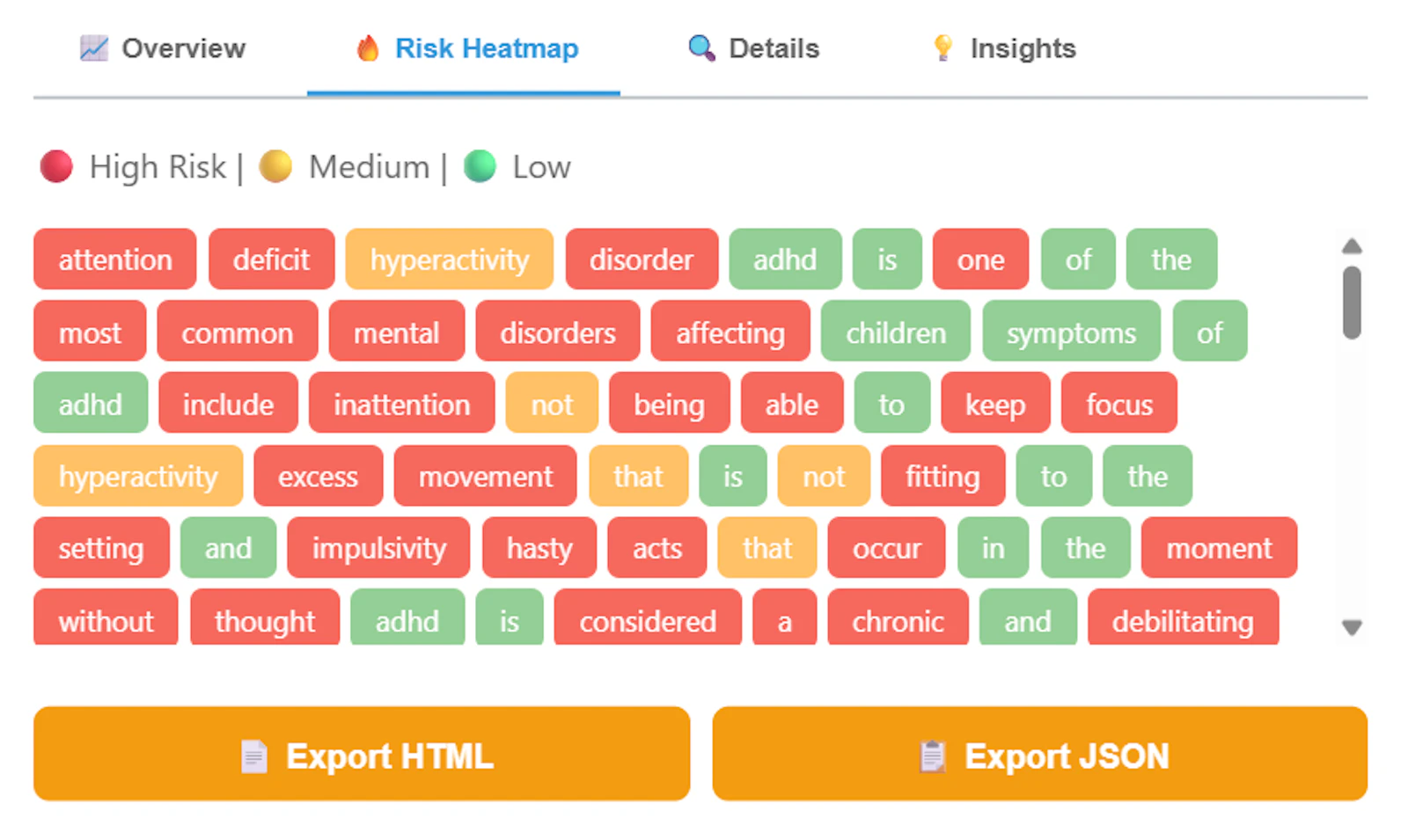 Free ai text detector screenshot 3