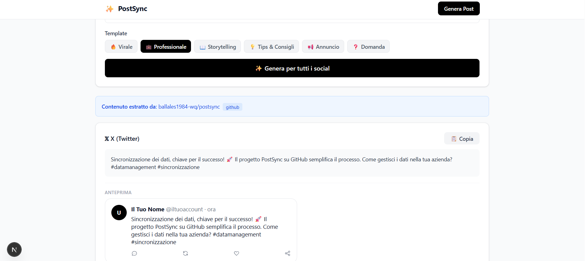 PostSync gallery image