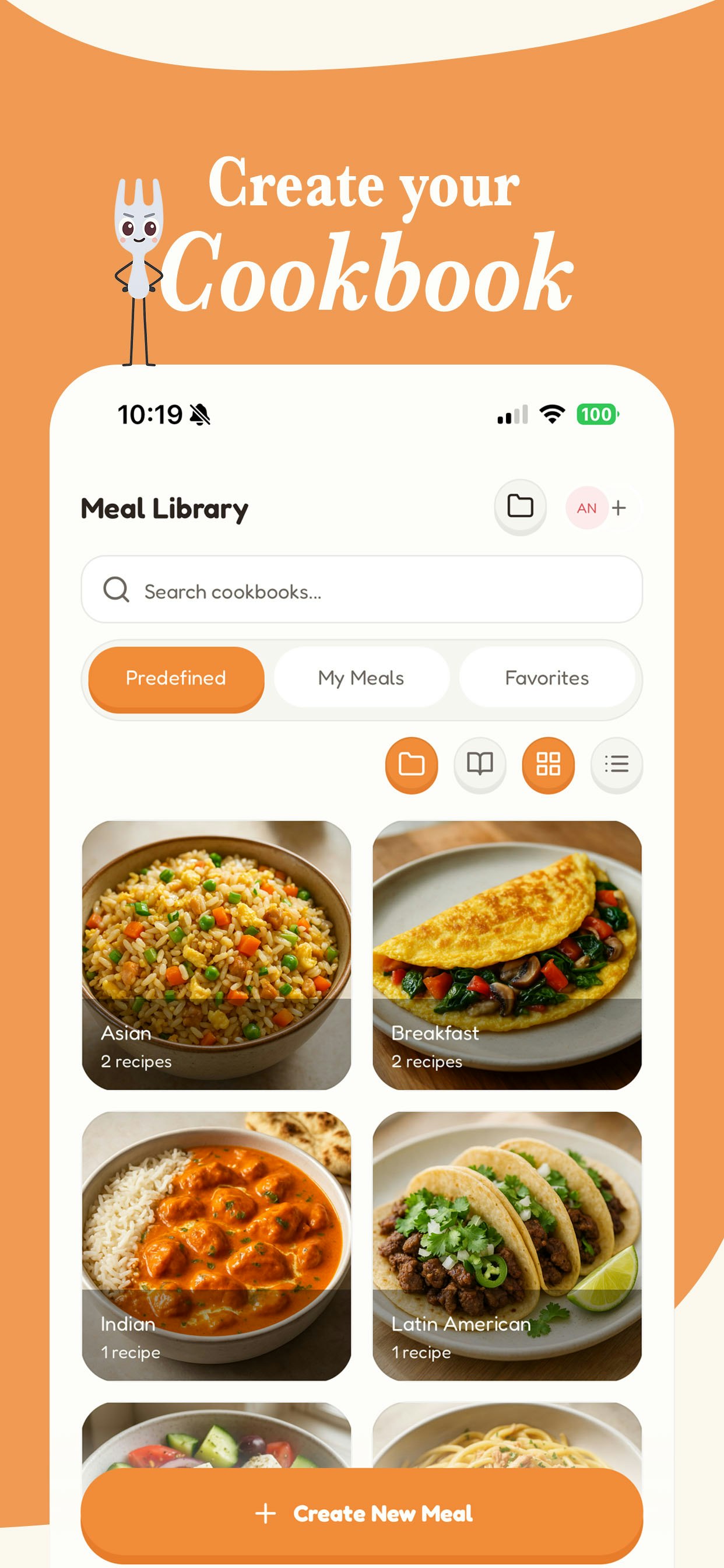 Mealo - Main product screenshot demonstrating key features and user interface