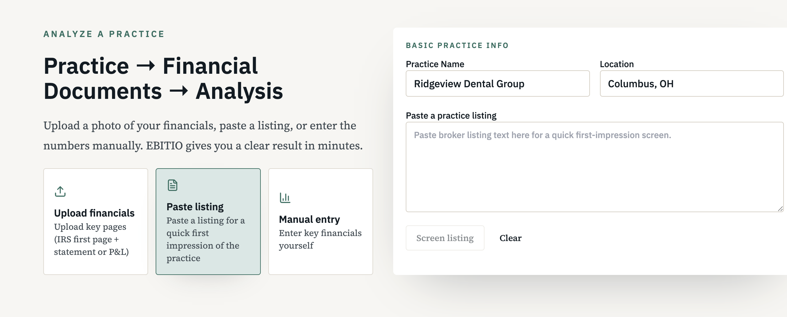 EBITIO: Financial clarity for dentists gallery image