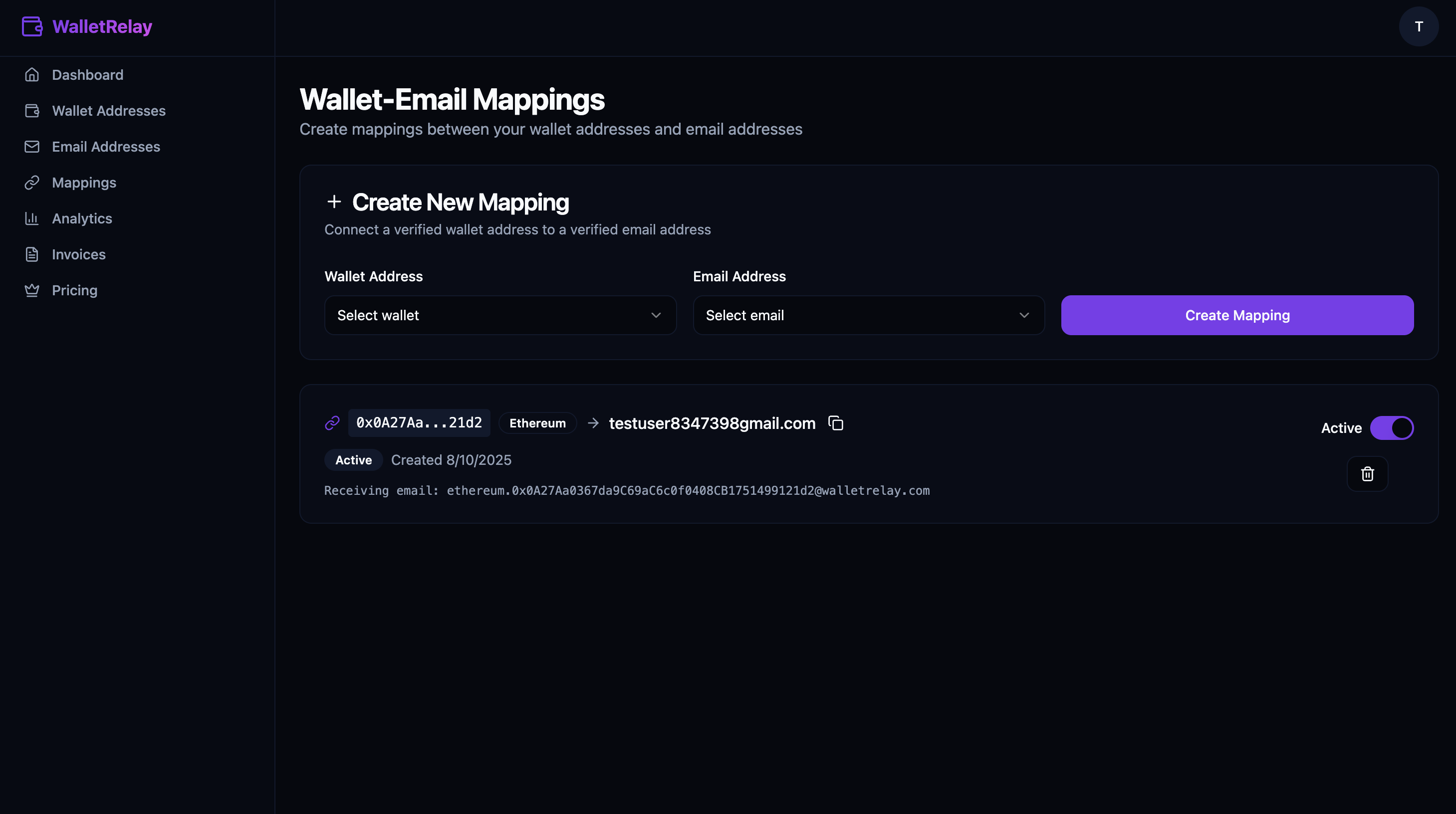 Media Walletrelay - Gửi email đến địa chỉ blockchain 5
