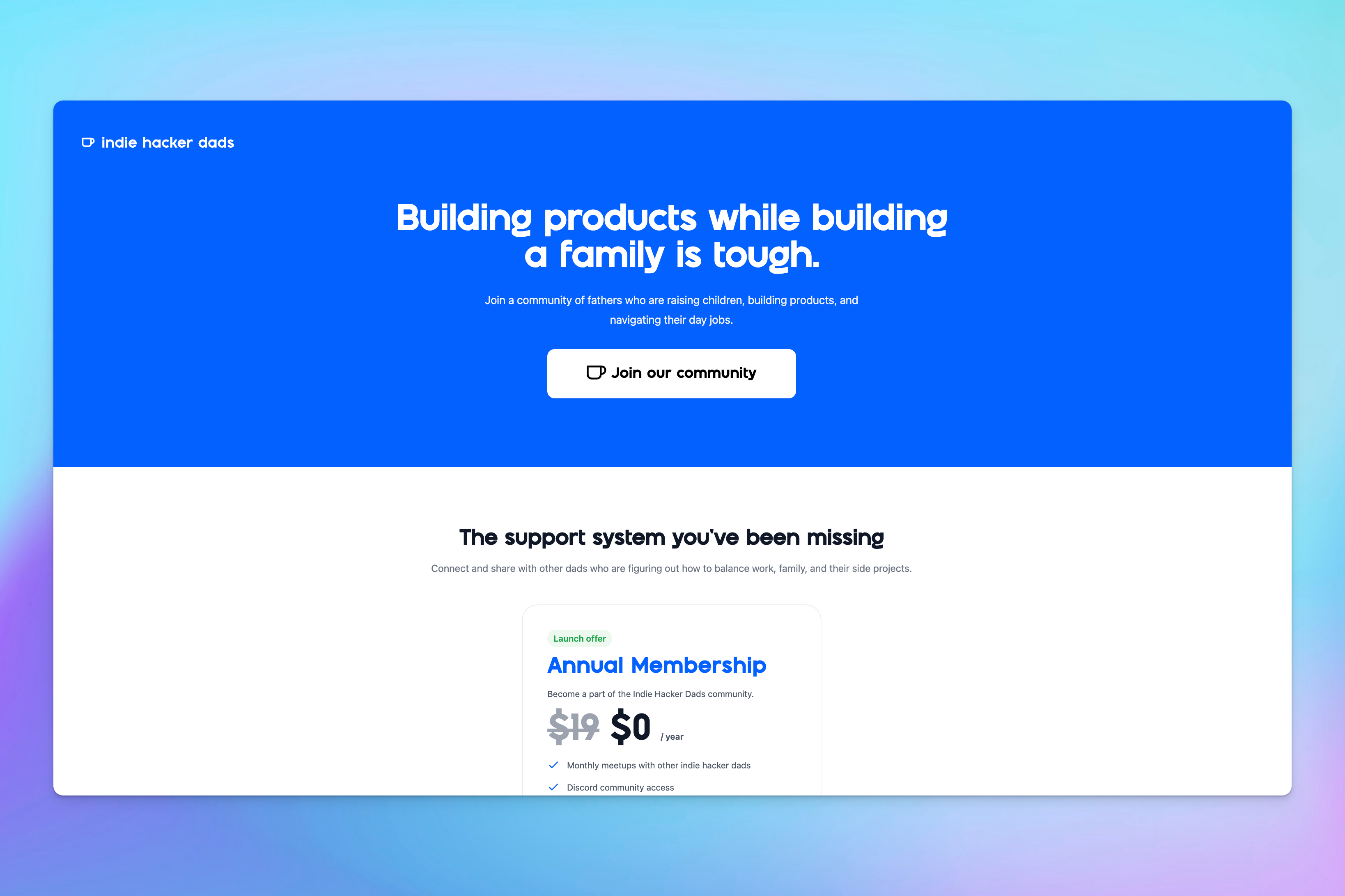 Indie Hacker Dads gallery image