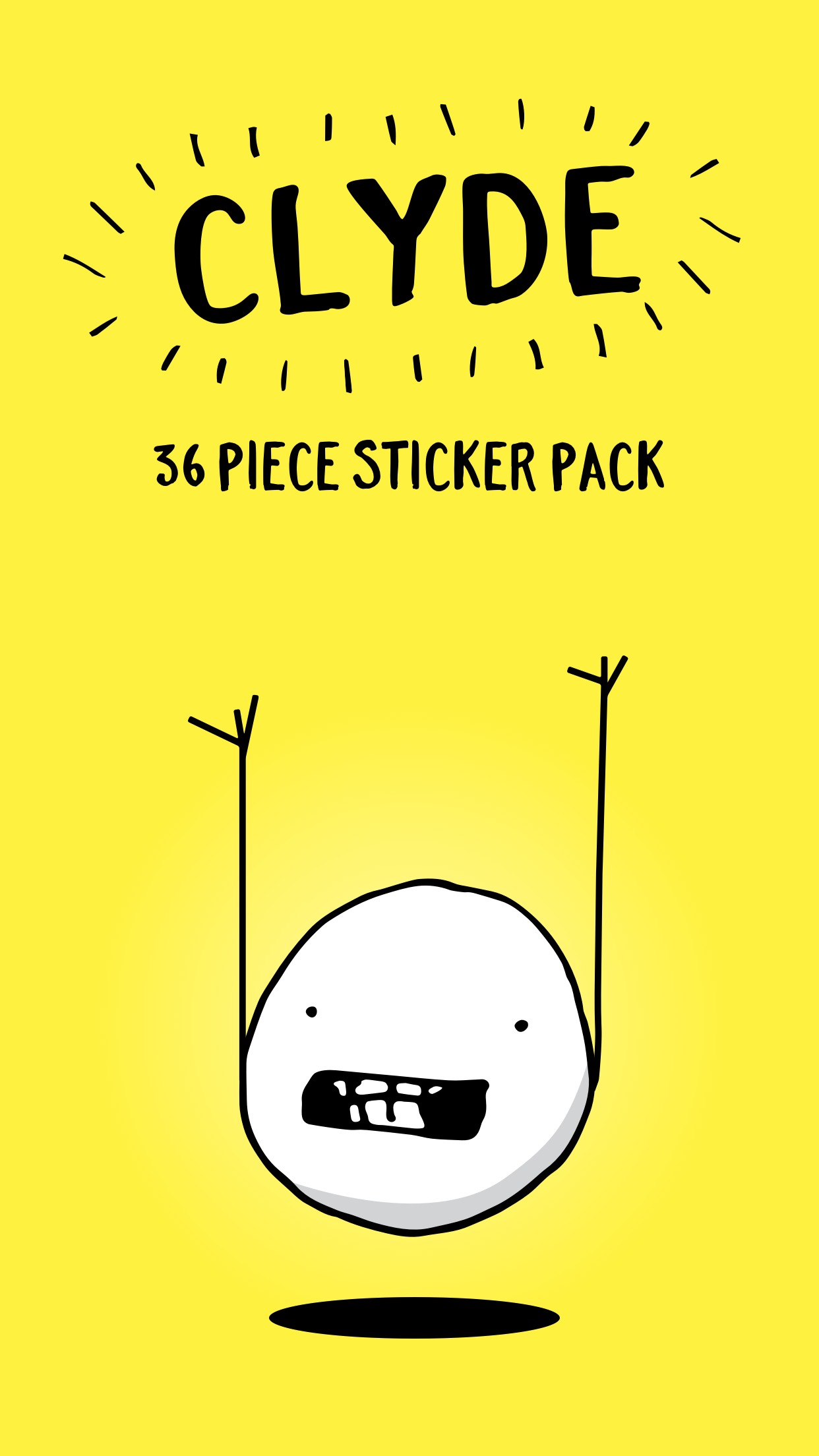 Clyde Stickers for iMessage gallery image