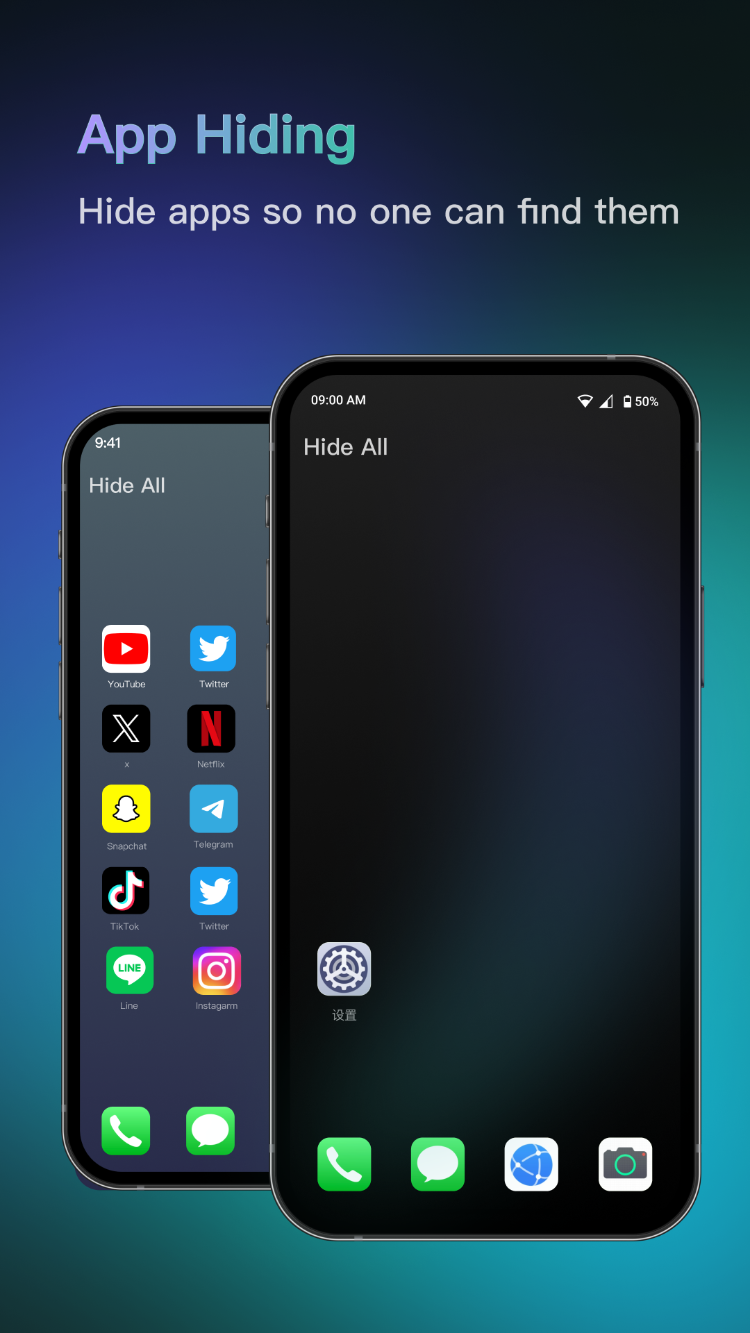 Hepsini gizlemek medya 3