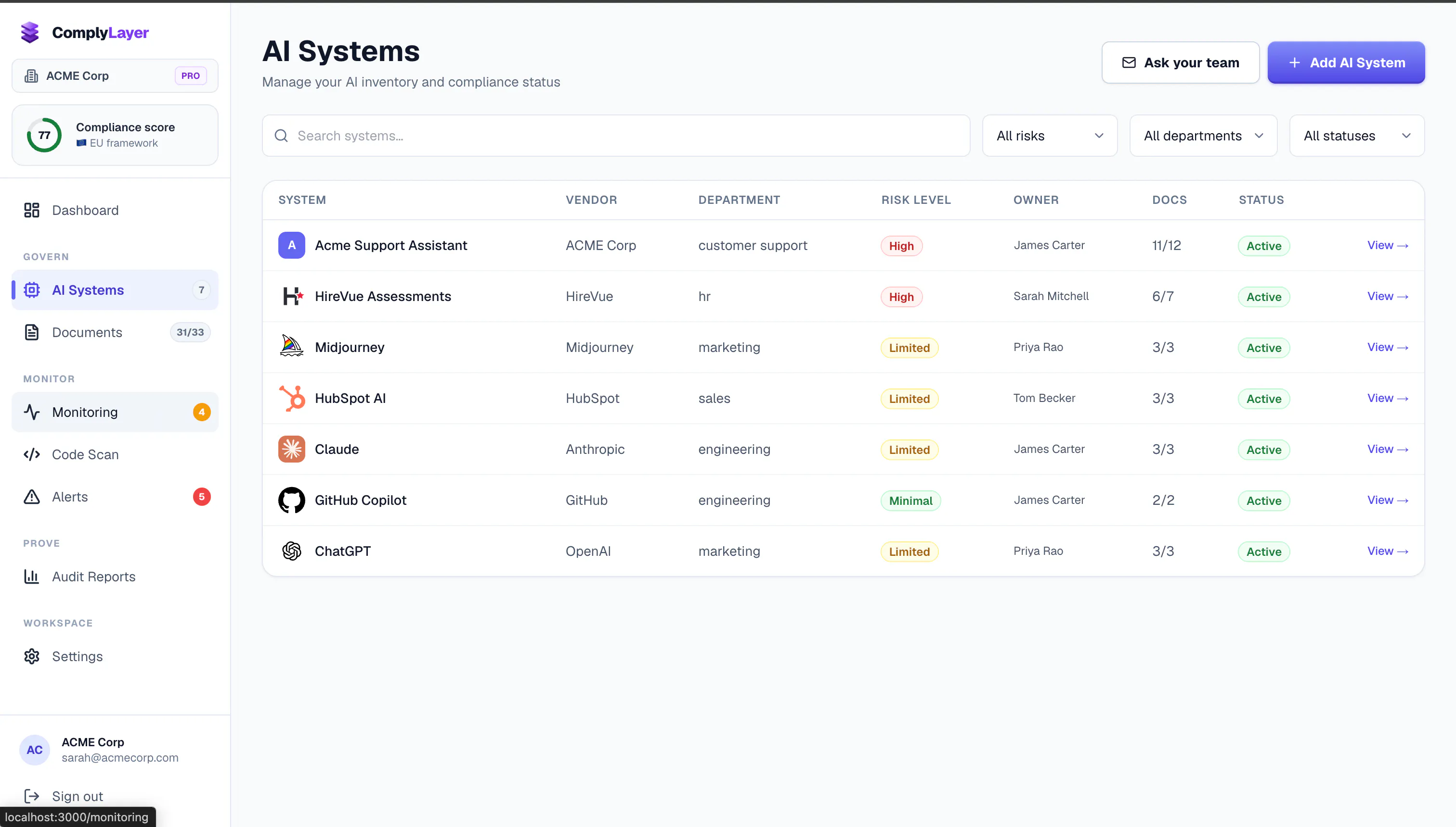 ComplyLayer gallery image