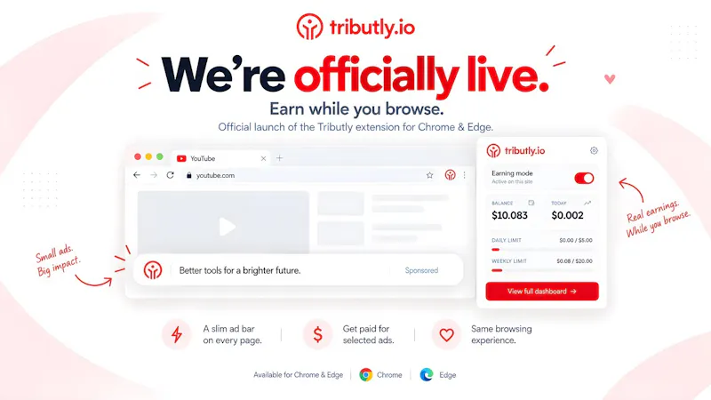 Tributly-Turn AI waiting time into money screenshot 1 (video preview)