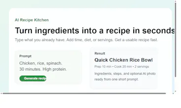 AI Recipe Kitchen gallery image