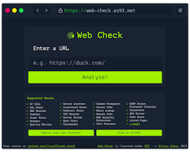 Web-Check gallery image