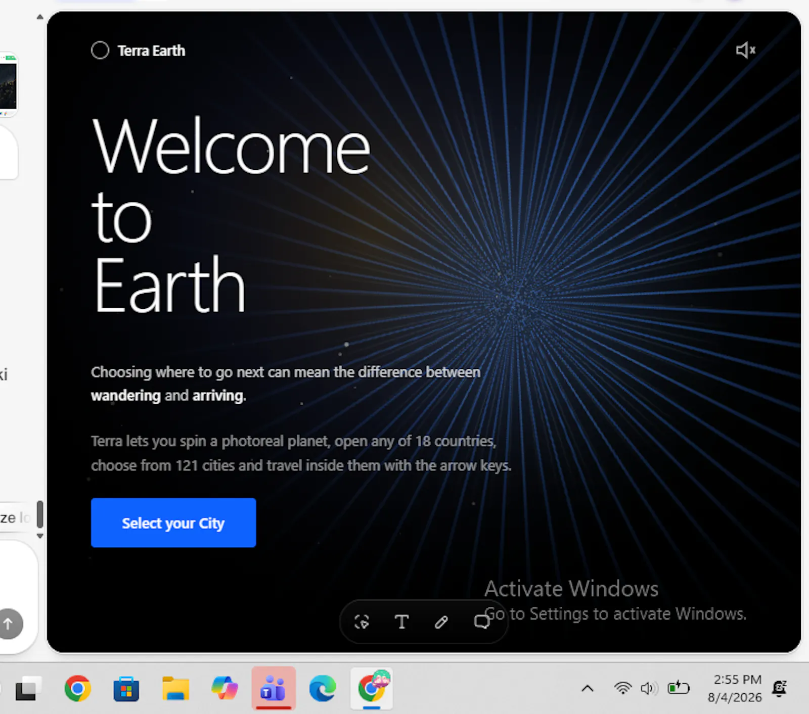 earth screenshot 1